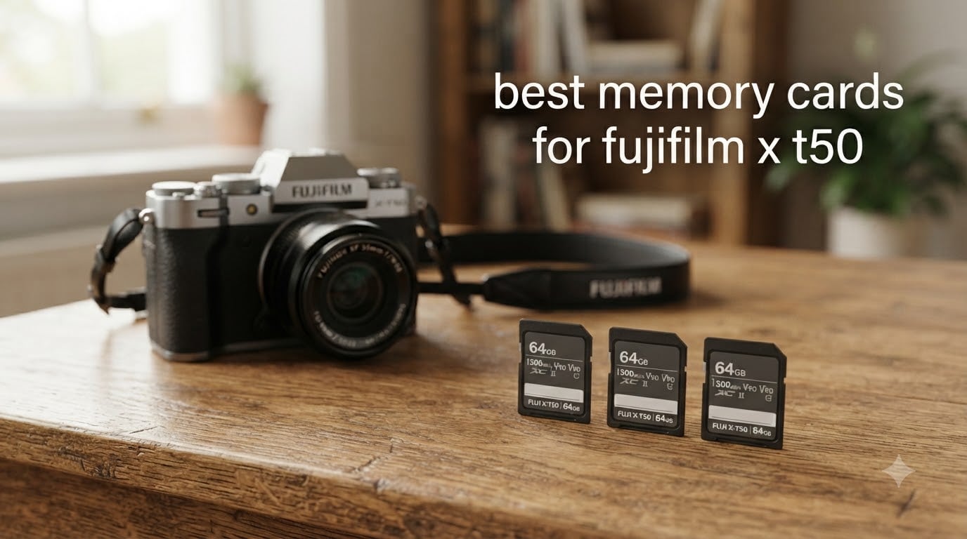 best memory cards for fujifilm x t50