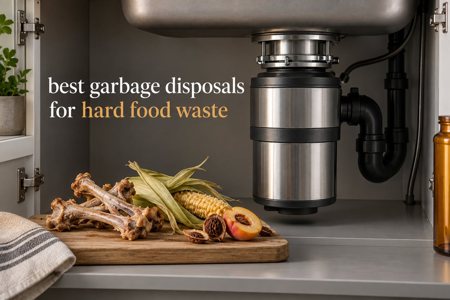 best garbage disposals for hard food waste