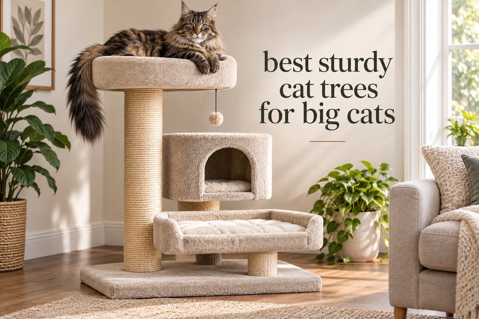 best sturdy cat trees for big cats