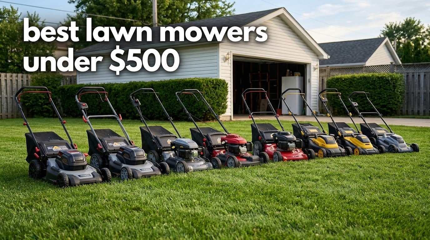best lawn mowers under $500