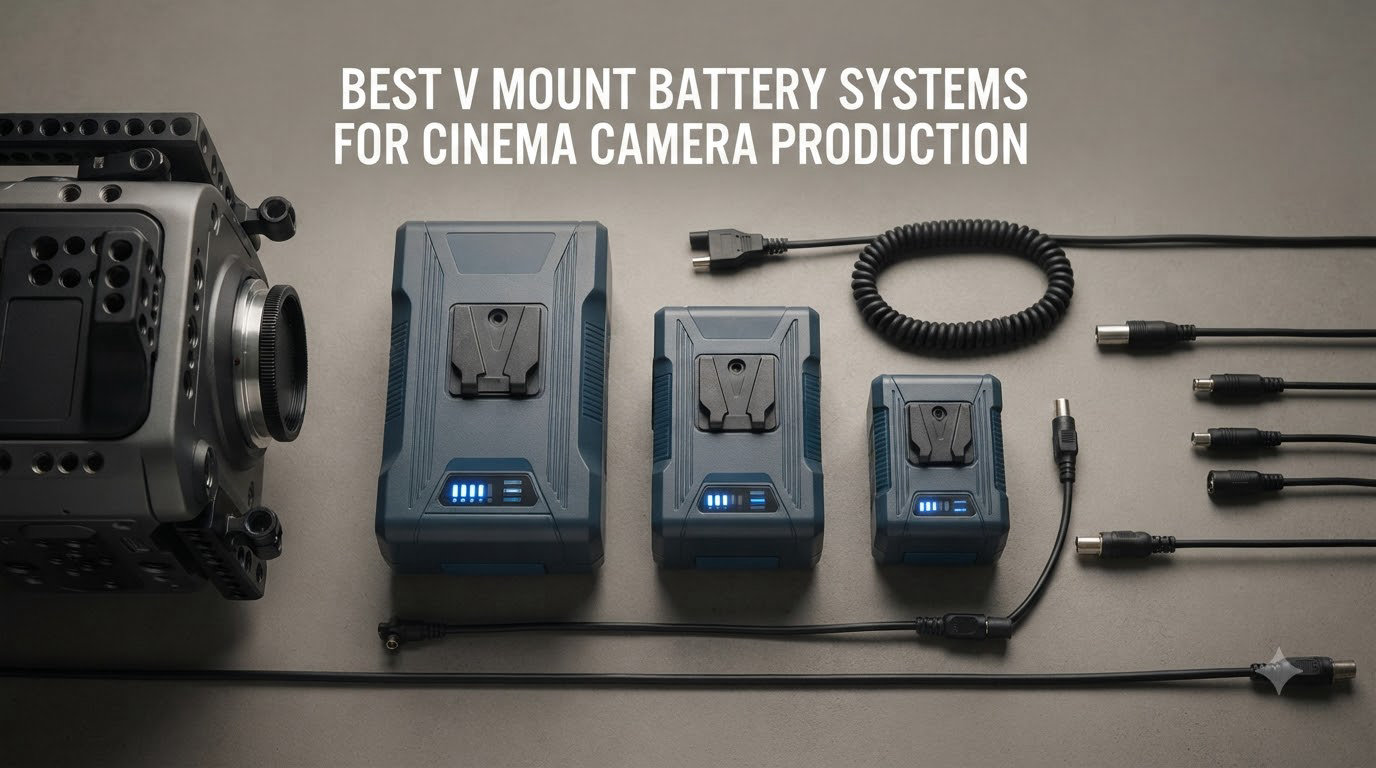 best v mount battery systems for cinema camera production