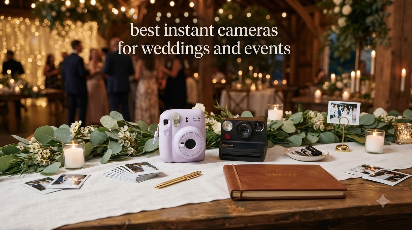 best instant cameras for weddings and events