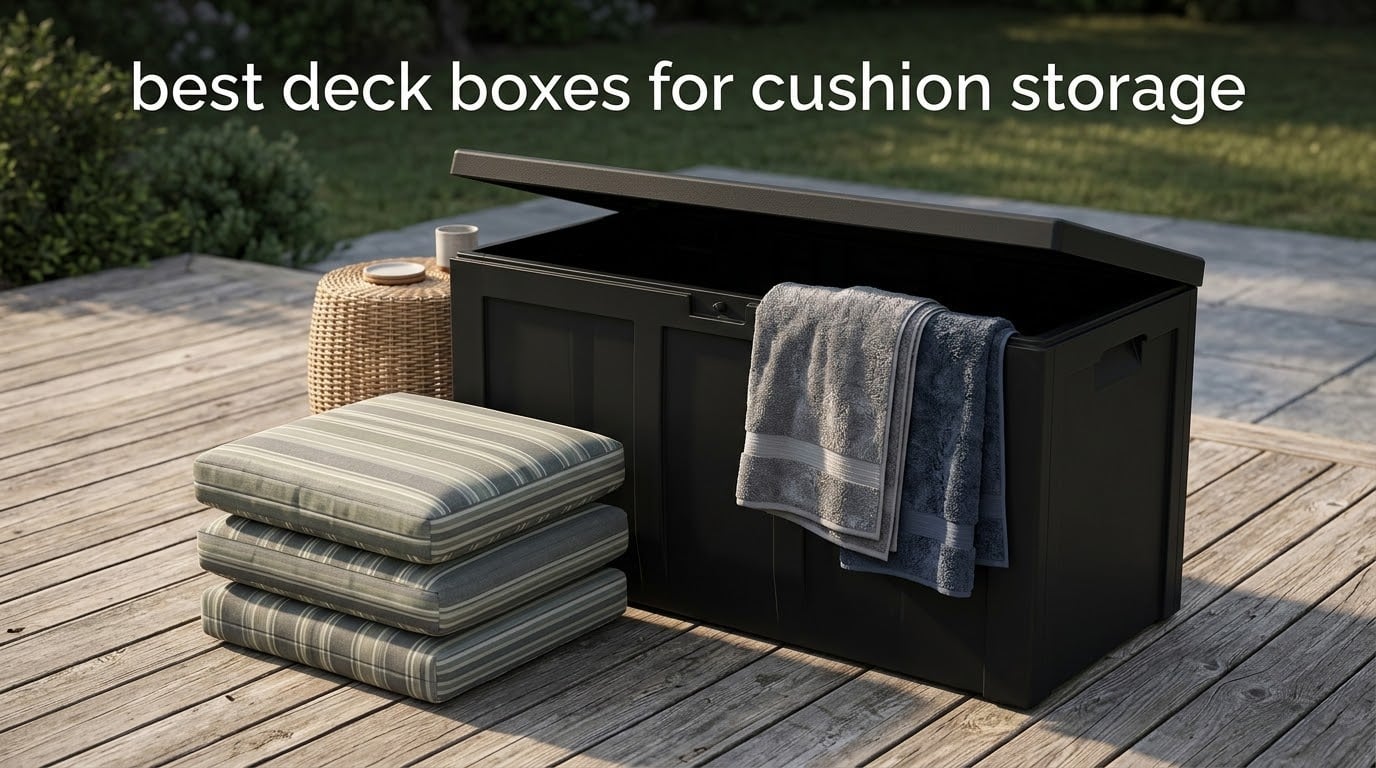 best deck boxes for cushion storage