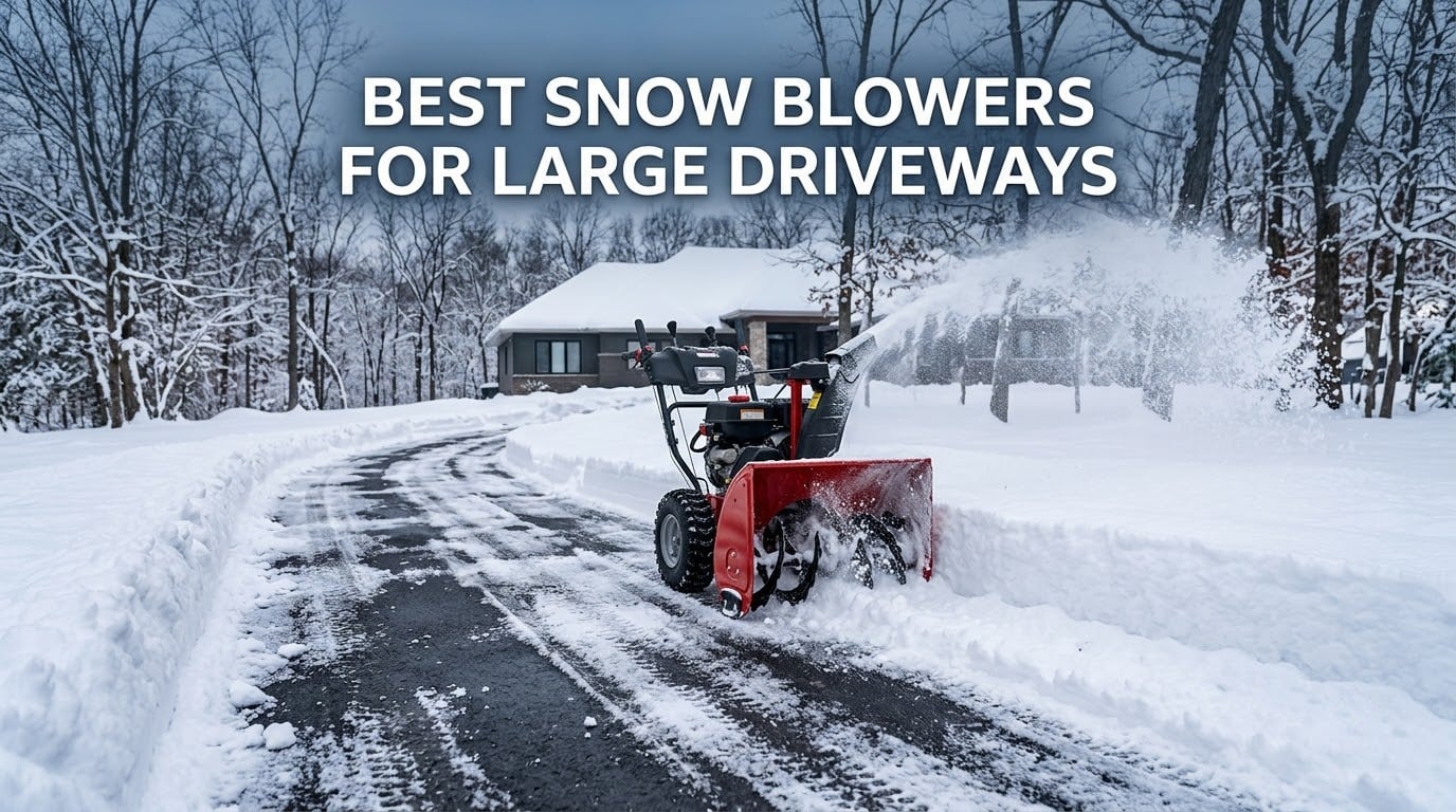 best snow blowers for large driveways