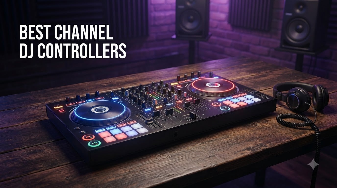 best 4 channel dj controllers