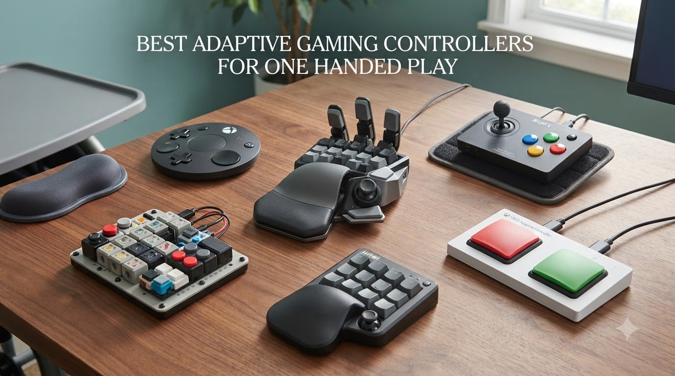 best adaptive gaming controllers for one handed play