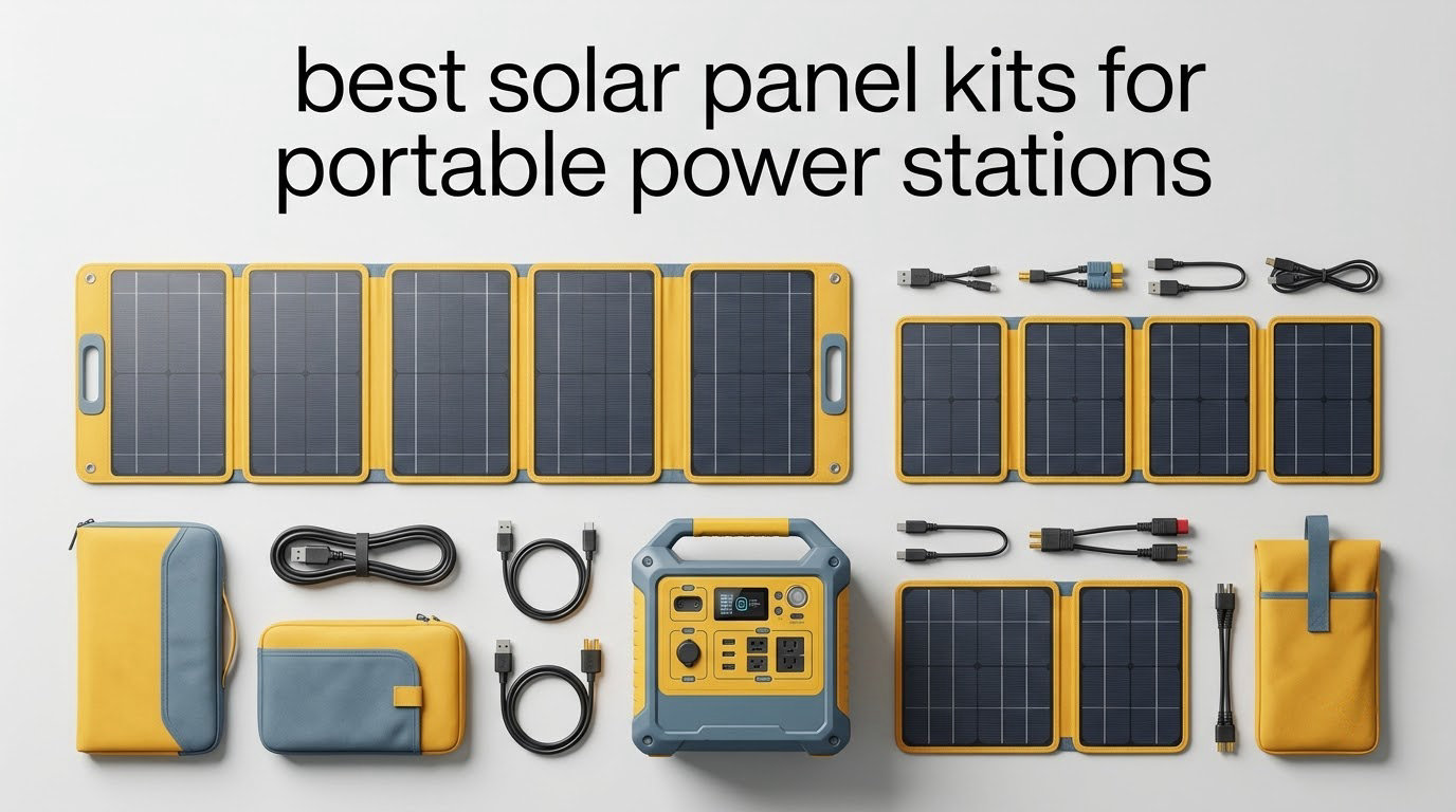 best solar panel kits for portable power stations