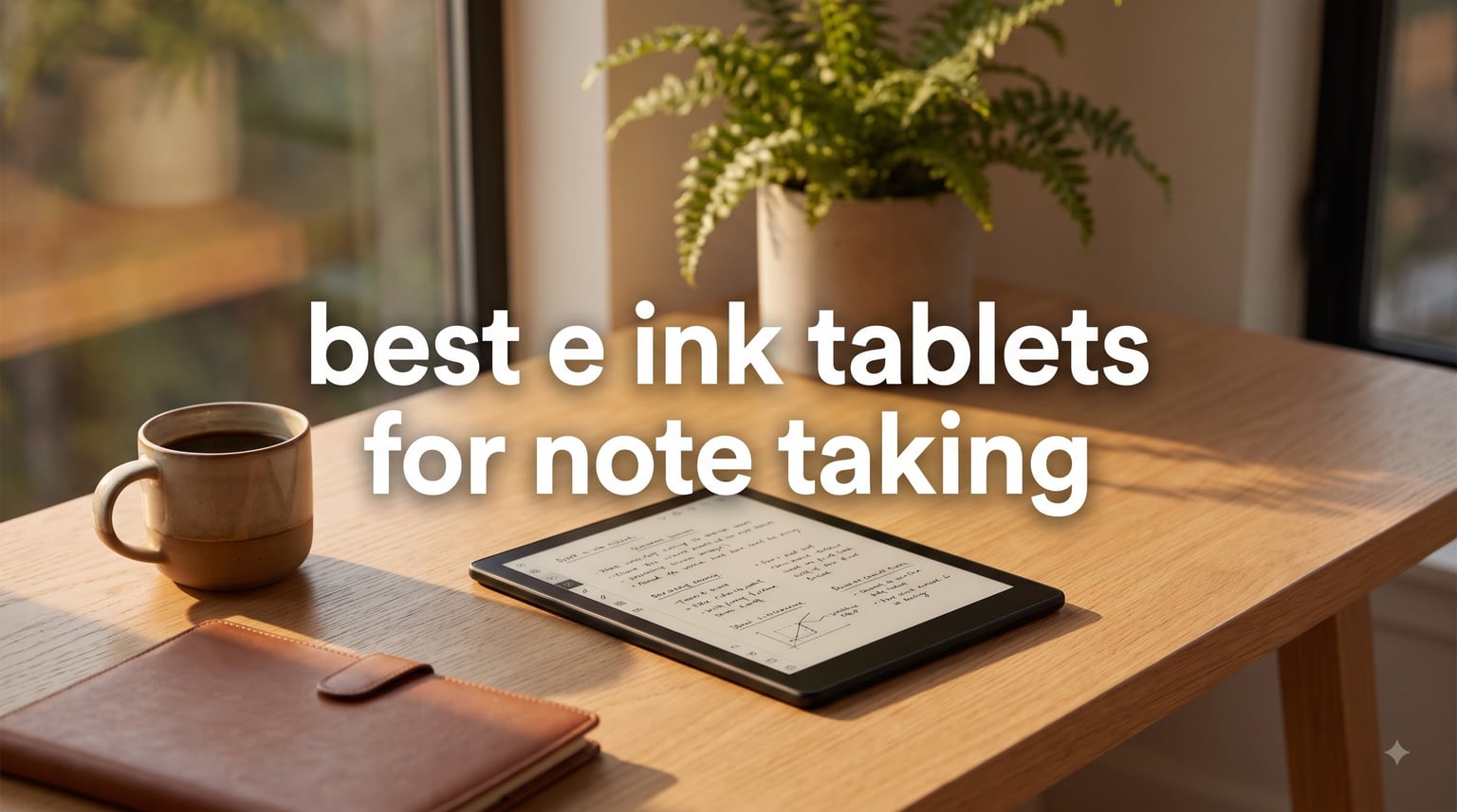 best e ink tablets for note taking
