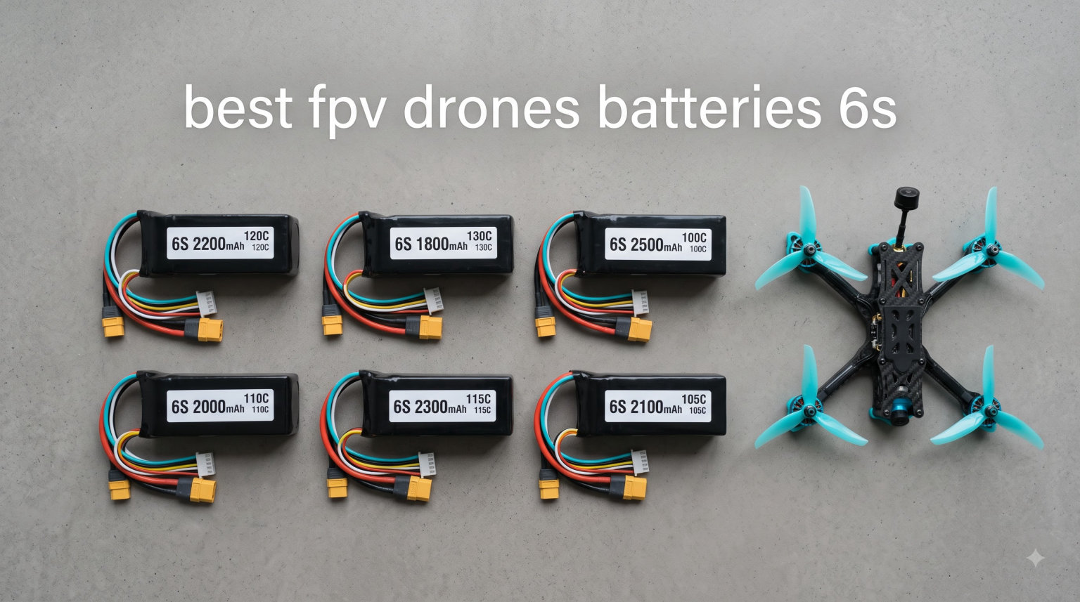 best fpv drones batteries 6s