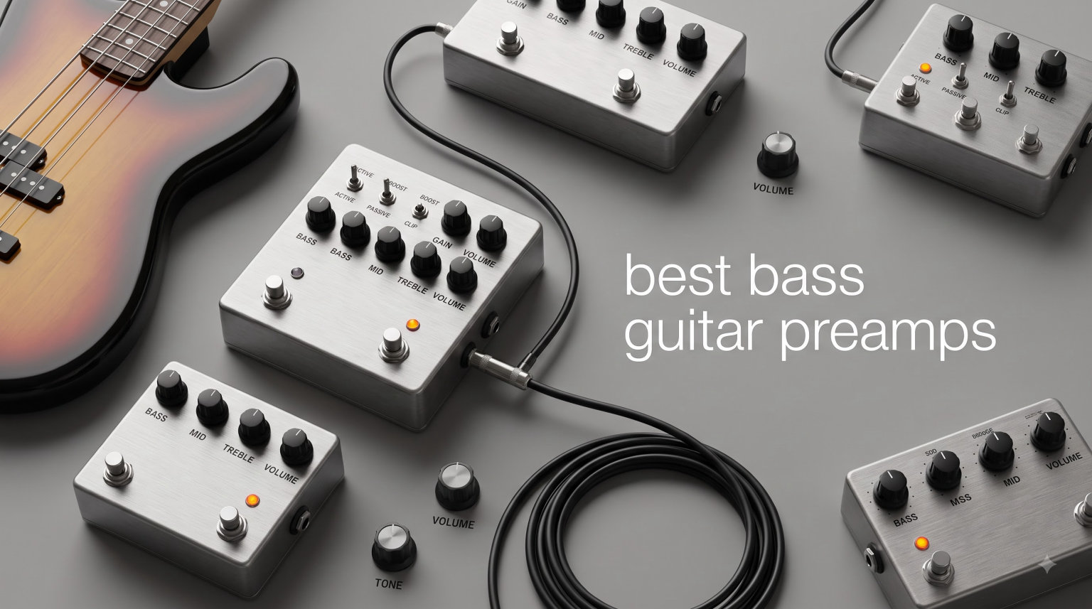 best bass guitars preamps