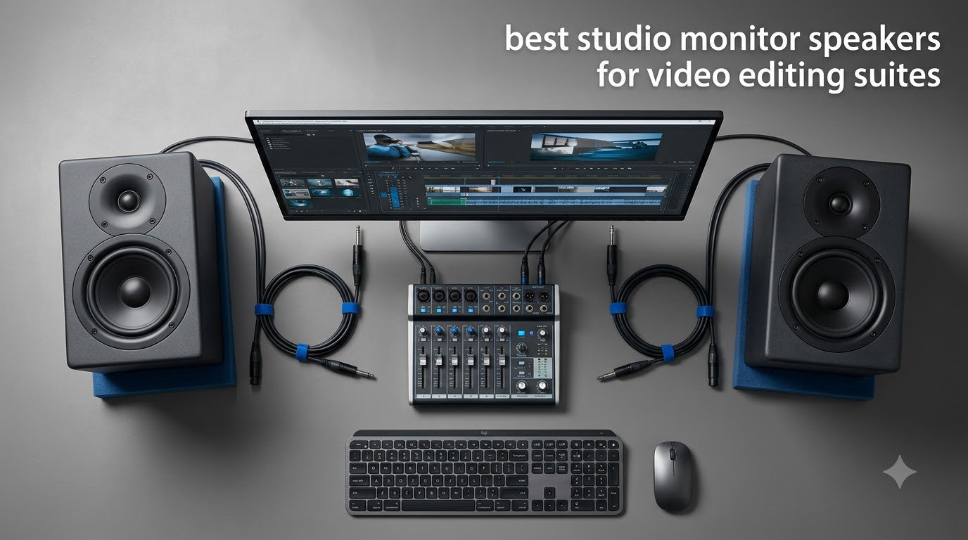 best studio monitor speakers for video editing suites