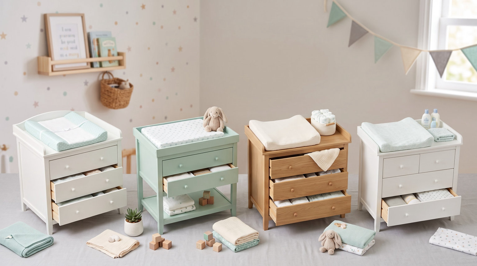 best changing tables with drawers for nurseries