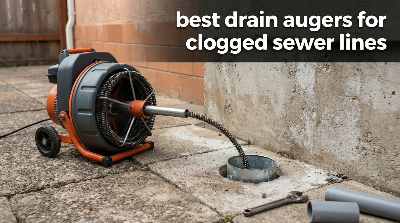 best drain augers for clogged sewer lines