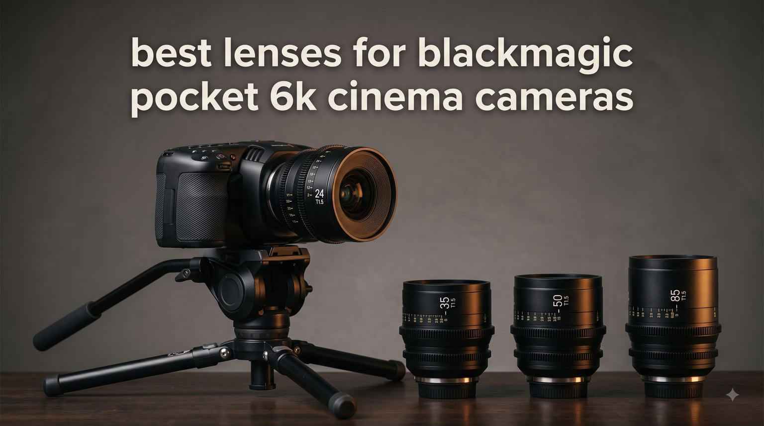 best lenses for blackmagic pocket 6k cinema cameras
