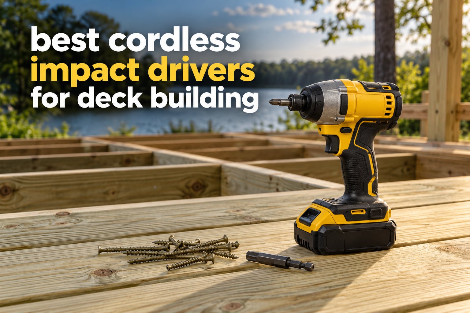 best cordless impact drivers for deck building