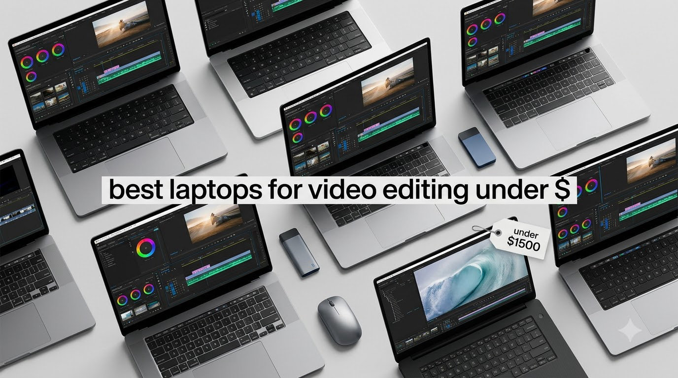 best laptops for video editing under $