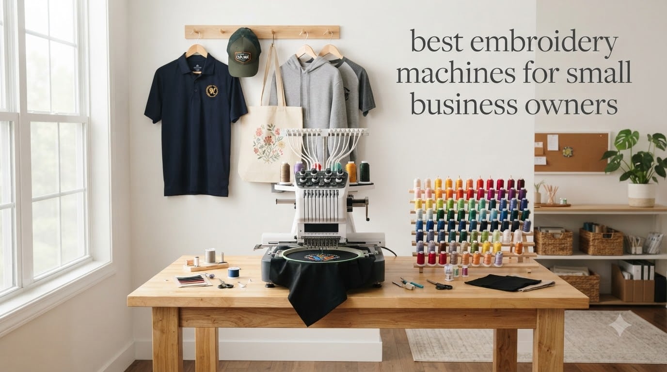 best embroidery machines for small business owners