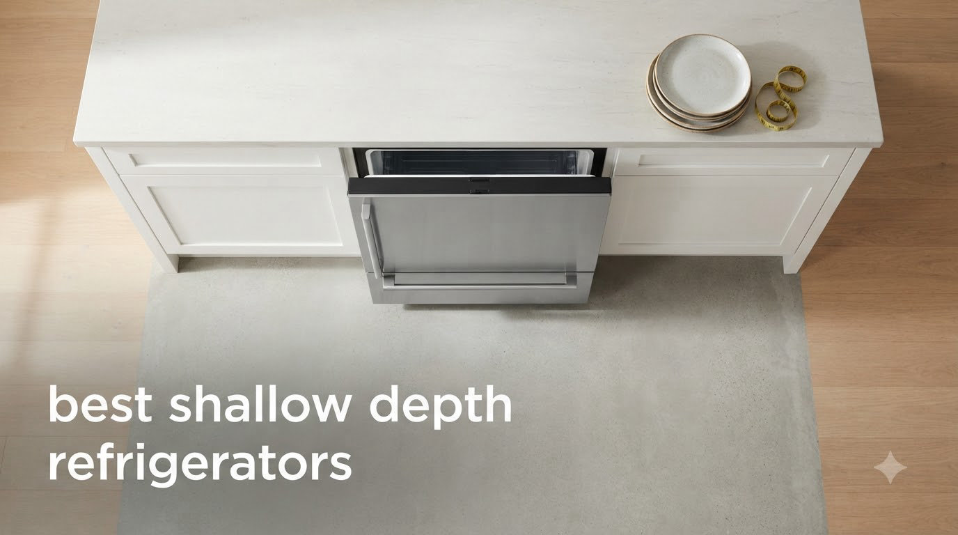 best shallow depth refrigerators