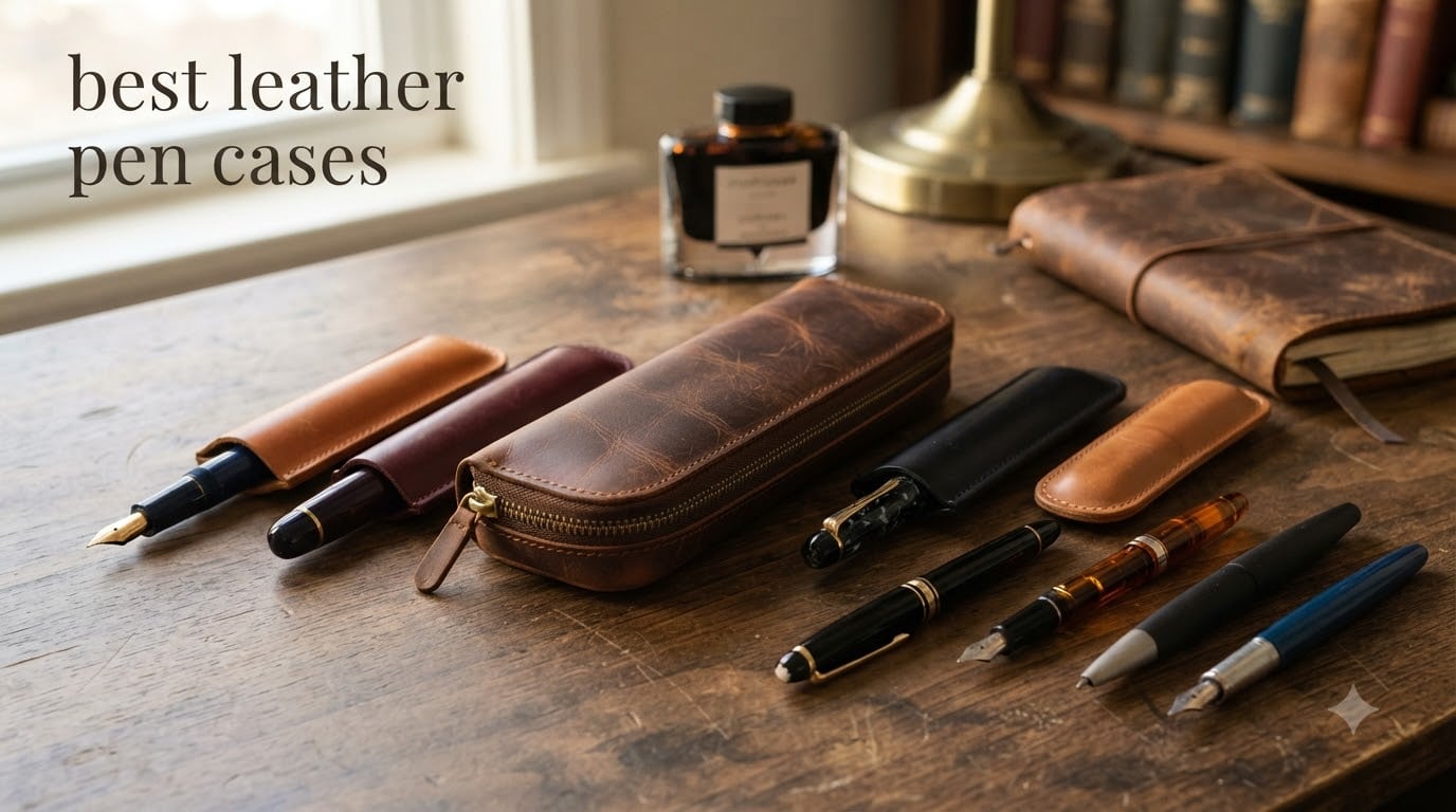 best leather pen cases
