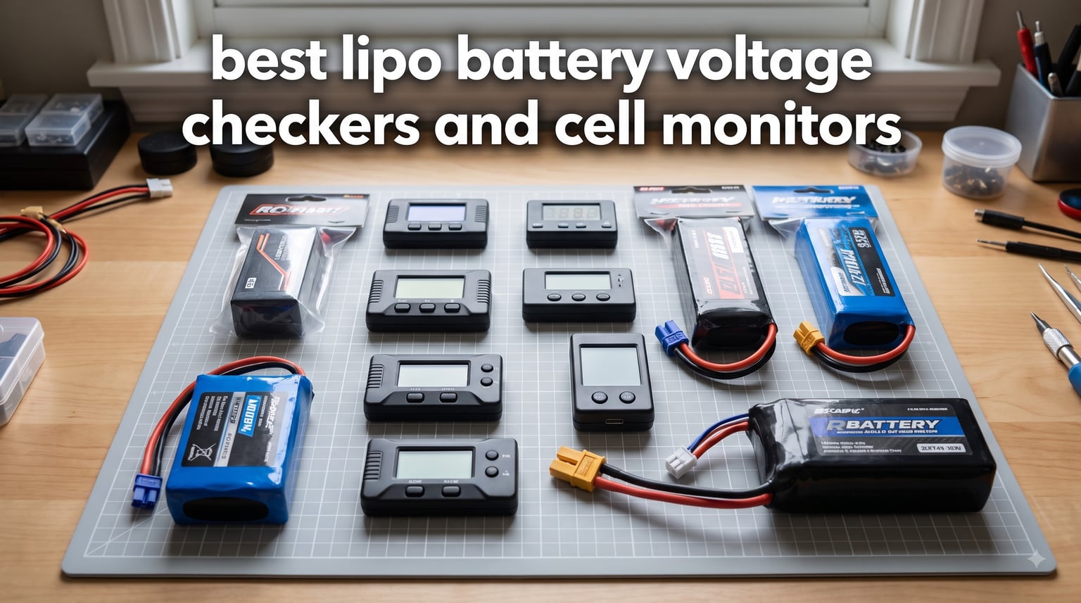 best lipo battery voltage checkers and cell monitors