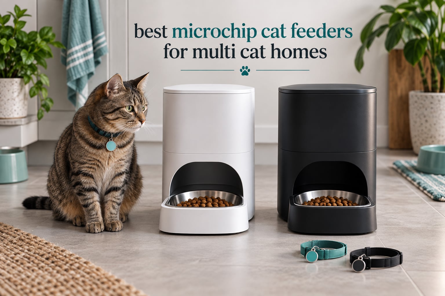 best microchip cat feeders for multi cat homes