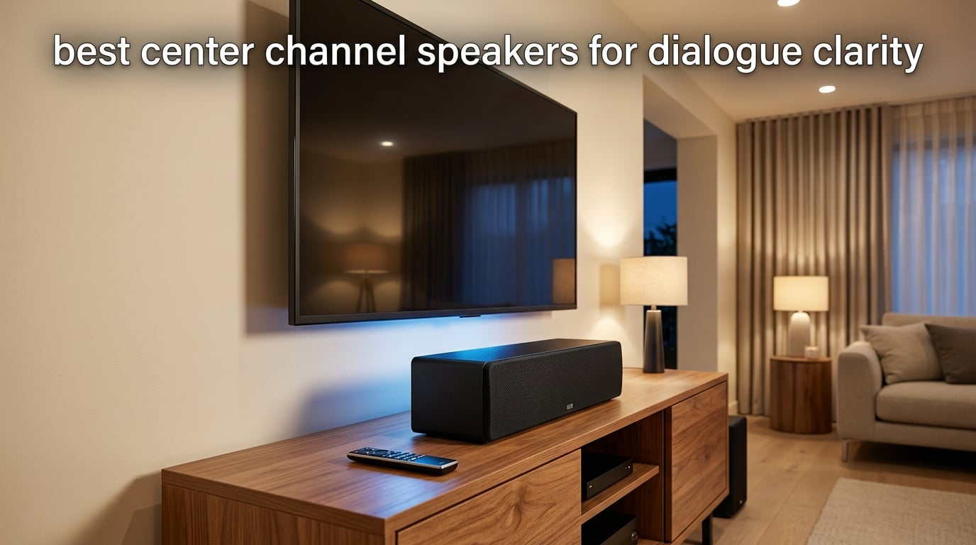 best center channel speakers for dialogue clarity