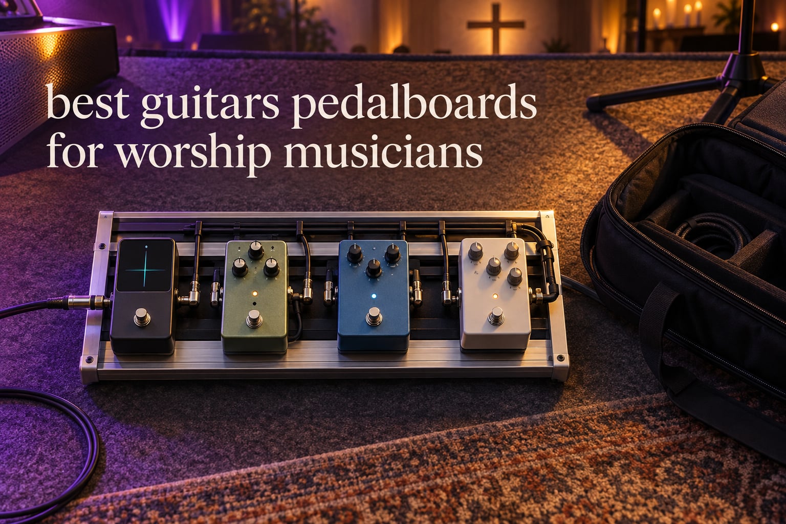 best guitars pedalboards for worship musicians