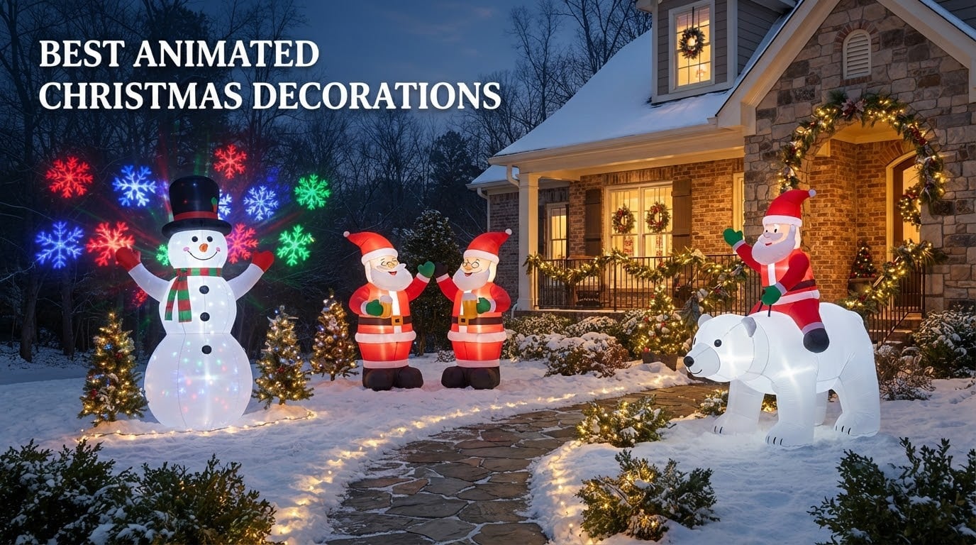 best animated christmas decorations