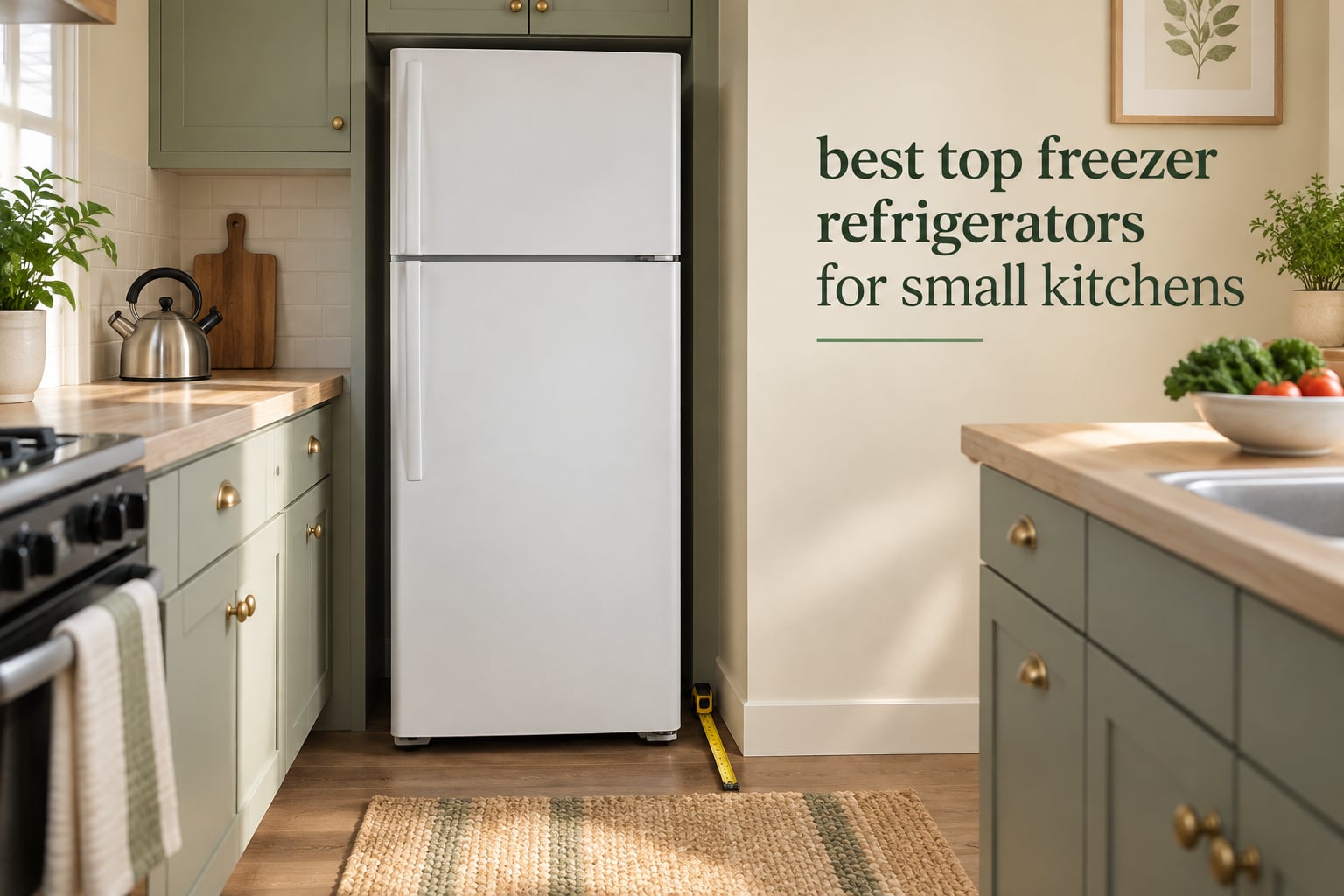 best top freezer refrigerators for small kitchens