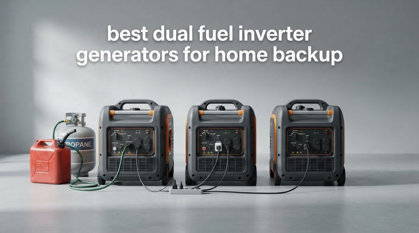 best dual fuel inverter generators for home backup