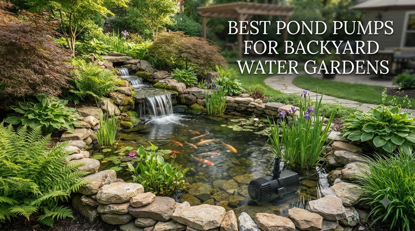 best pond pumps for backyard water gardens