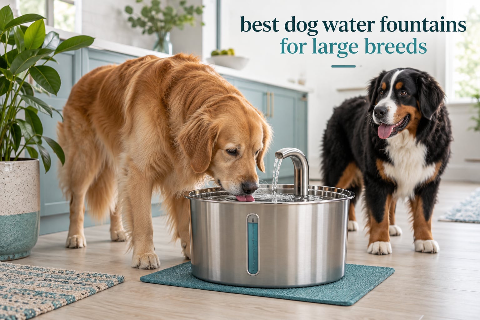 best dog water fountains for large breeds