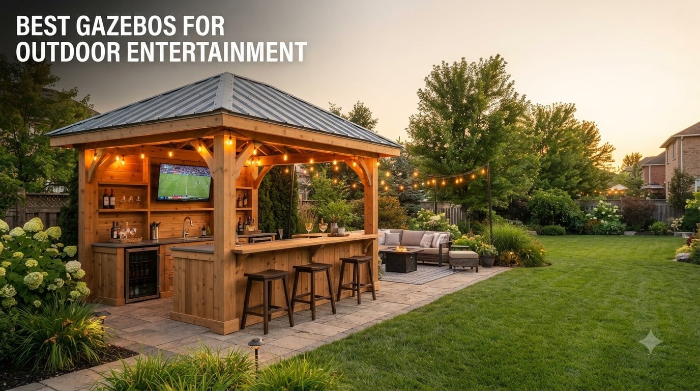 best gazebos for outdoor entertainment