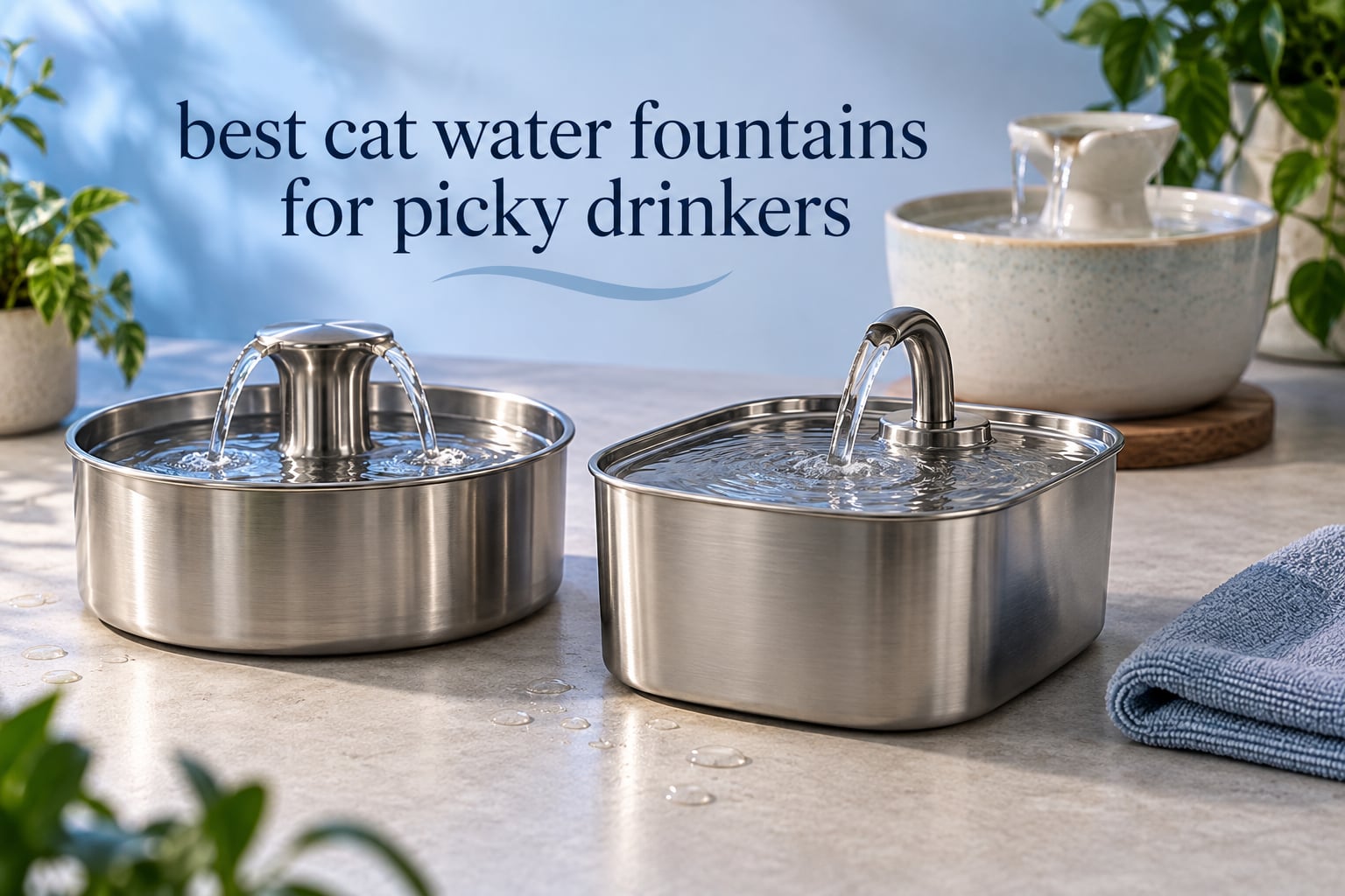 best cat water fountains for picky drinkers