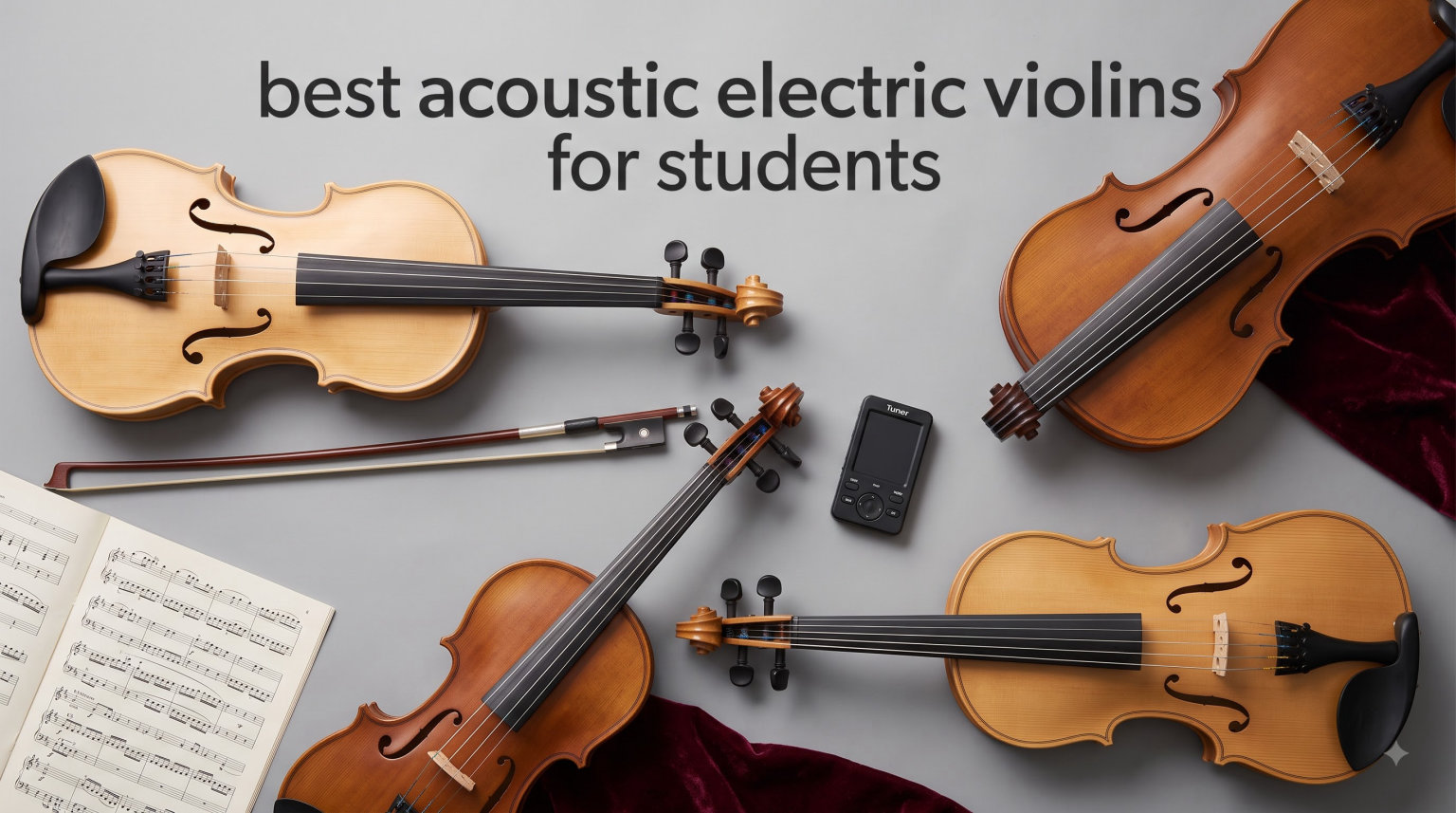 best acoustic electric violins for students