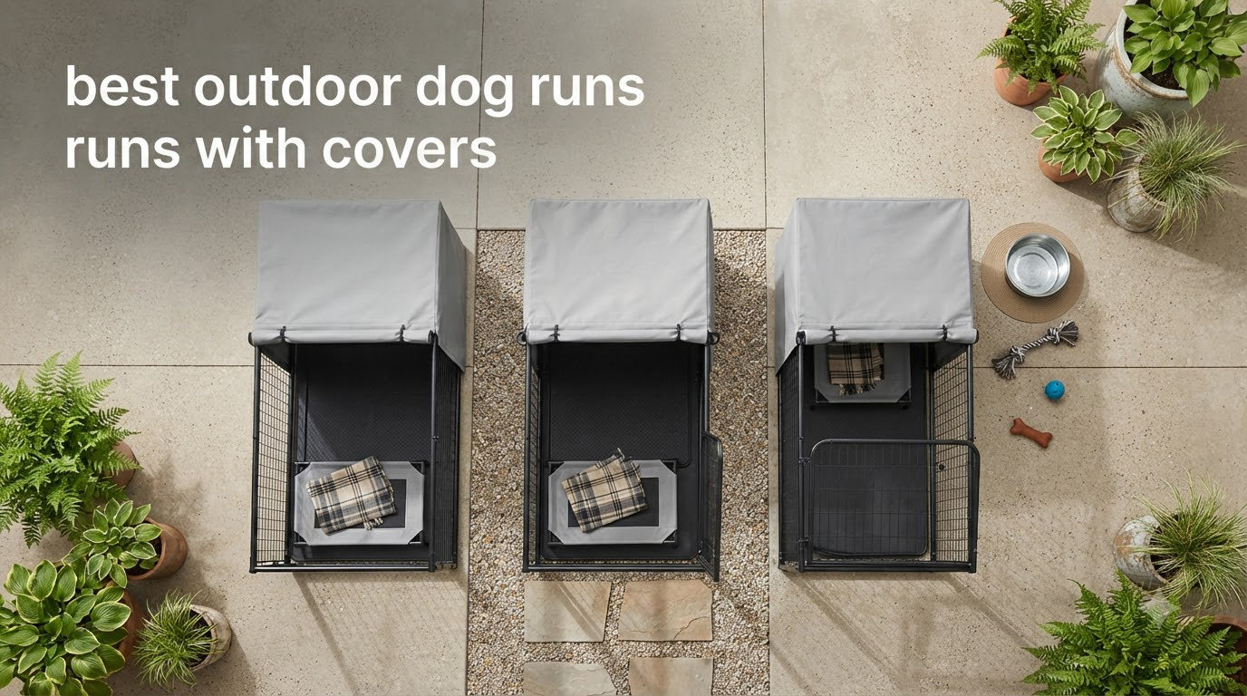best outdoor dog runs with covers