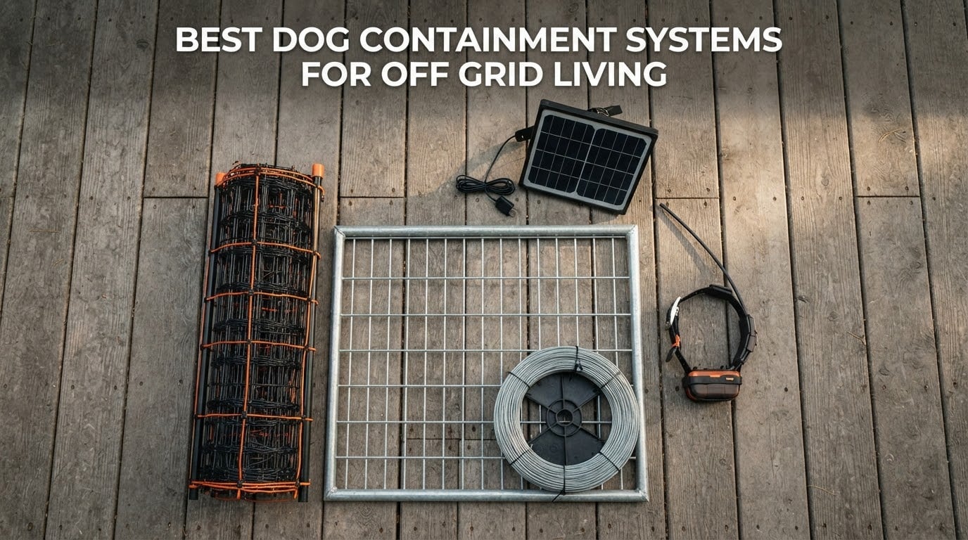 best dog containment systems for off grid living