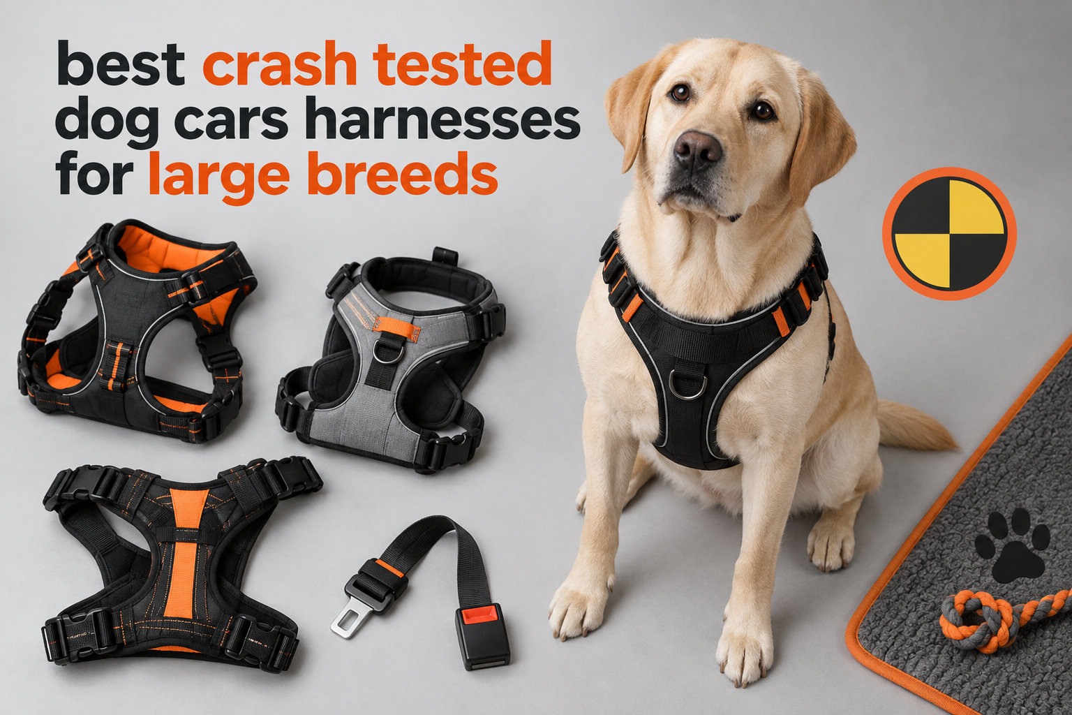 best crash tested dog cars harnesses for large breeds