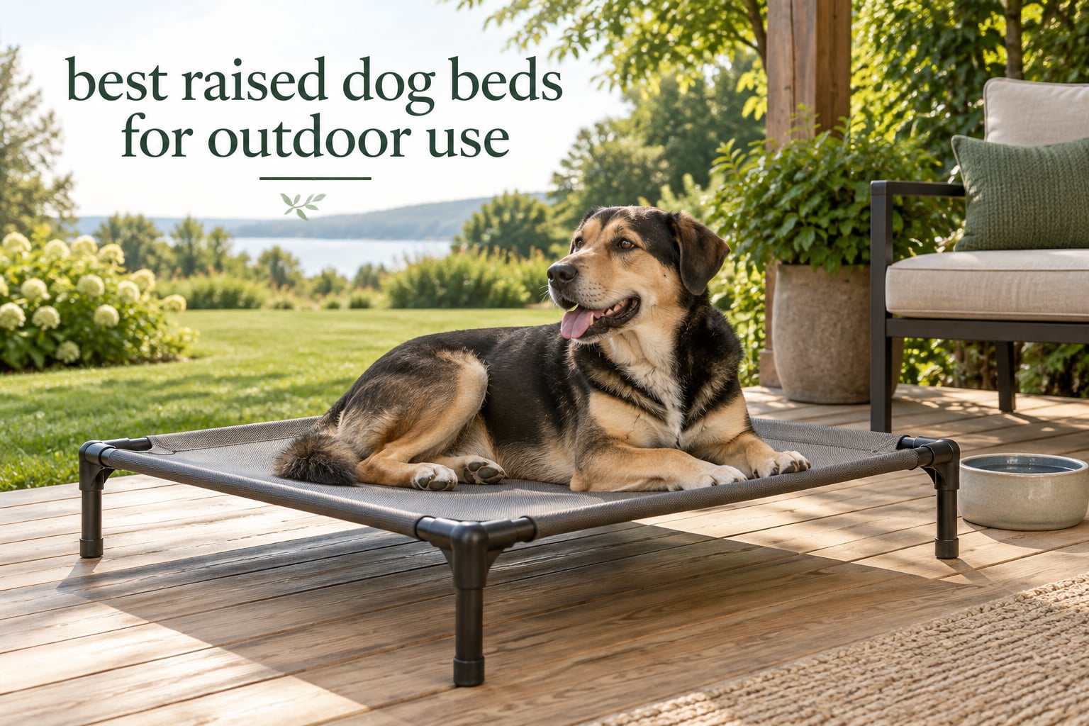 best raised dog beds for outdoor use