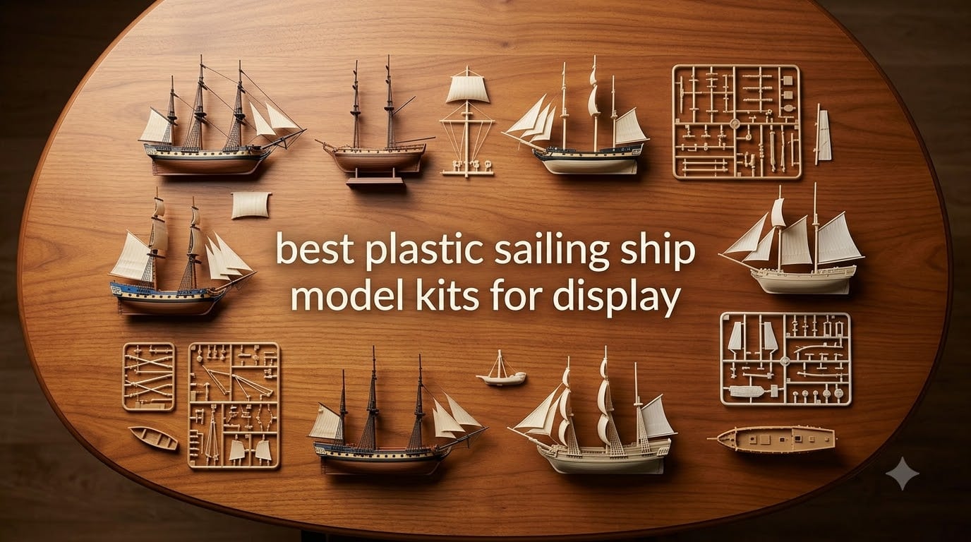 best plastic sailing ship model kits for display