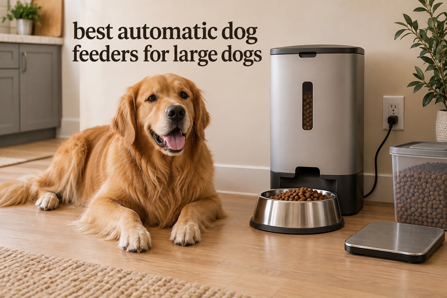 best automatic dog feeders for large dogs