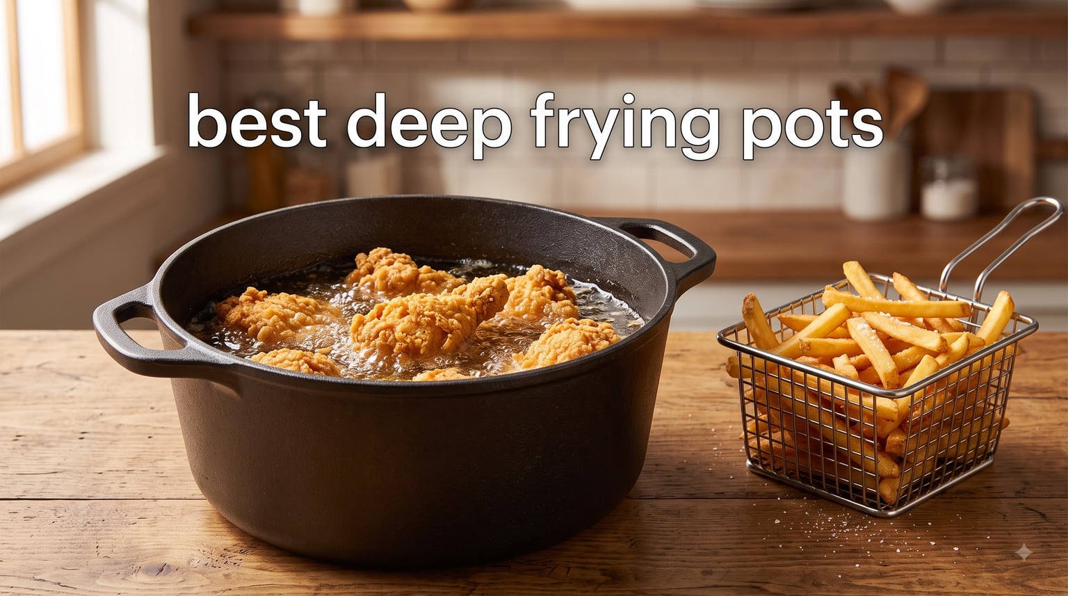 best deep frying pots