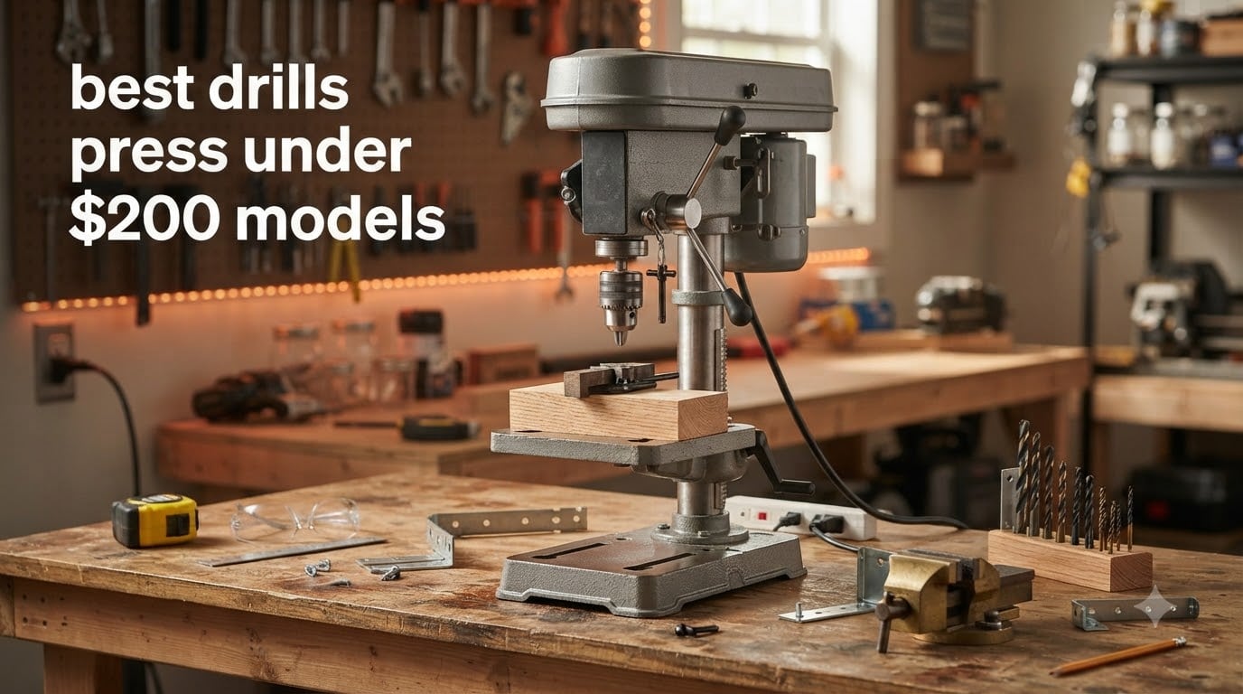 10 Best Drill Press Under $200 (2026) Tested Models