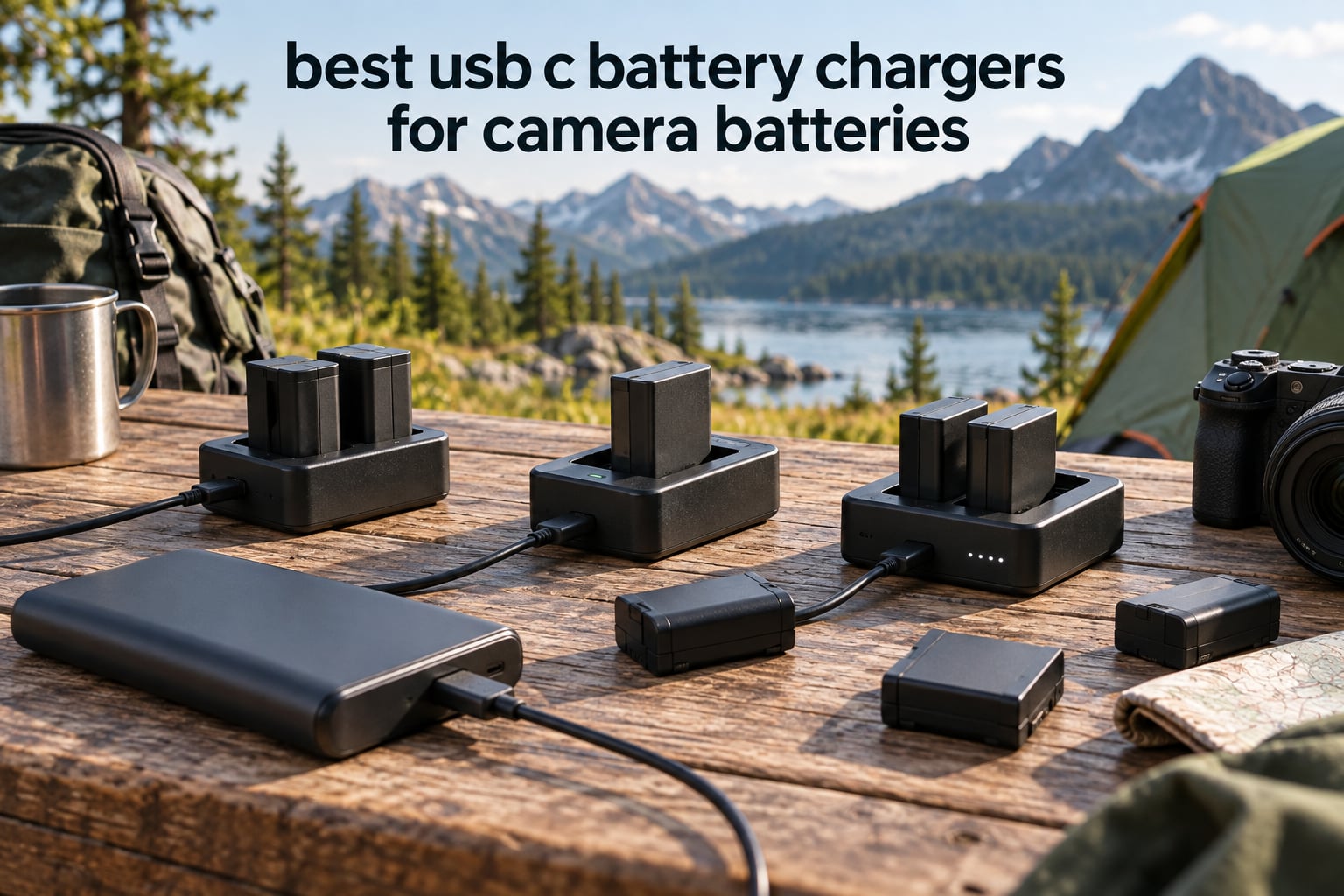 best usb c battery chargers for camera batteries
