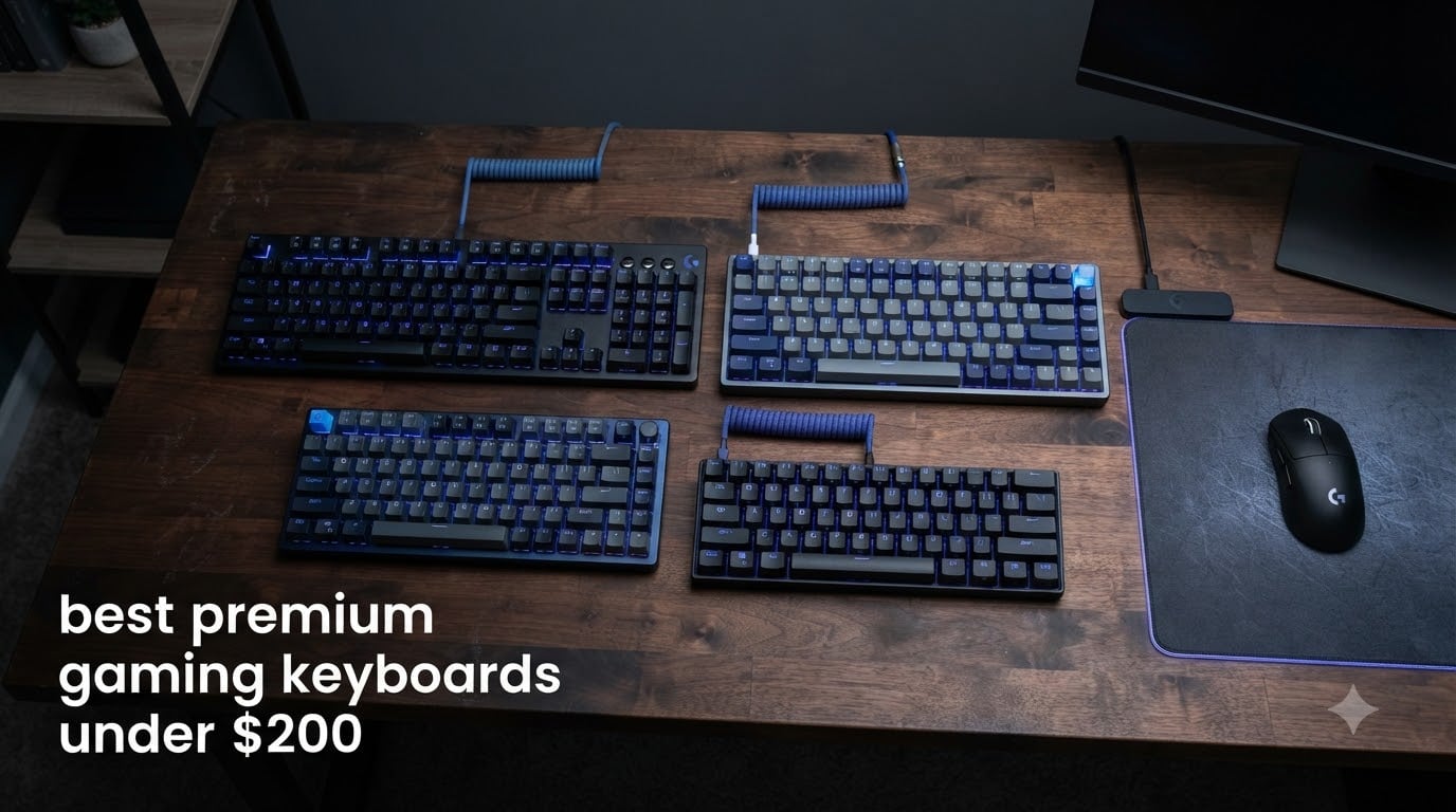 best premium gaming keyboards under $200