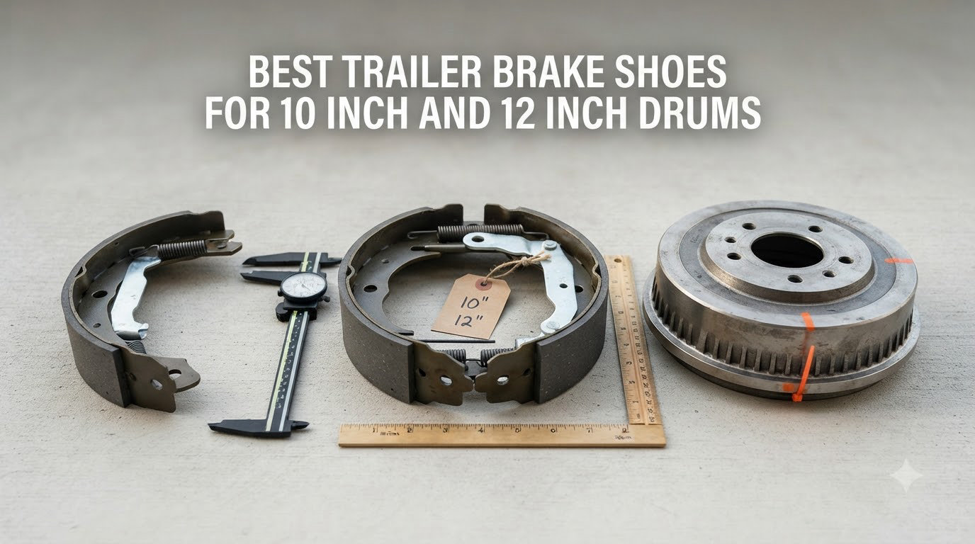 best trailer brake shoes for 10 inch and 12 inch drums