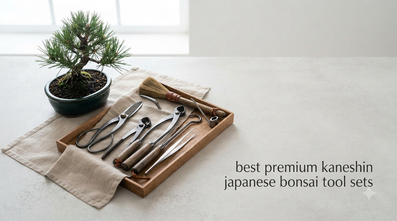 best premium kaneshin japanese bonsai tool sets