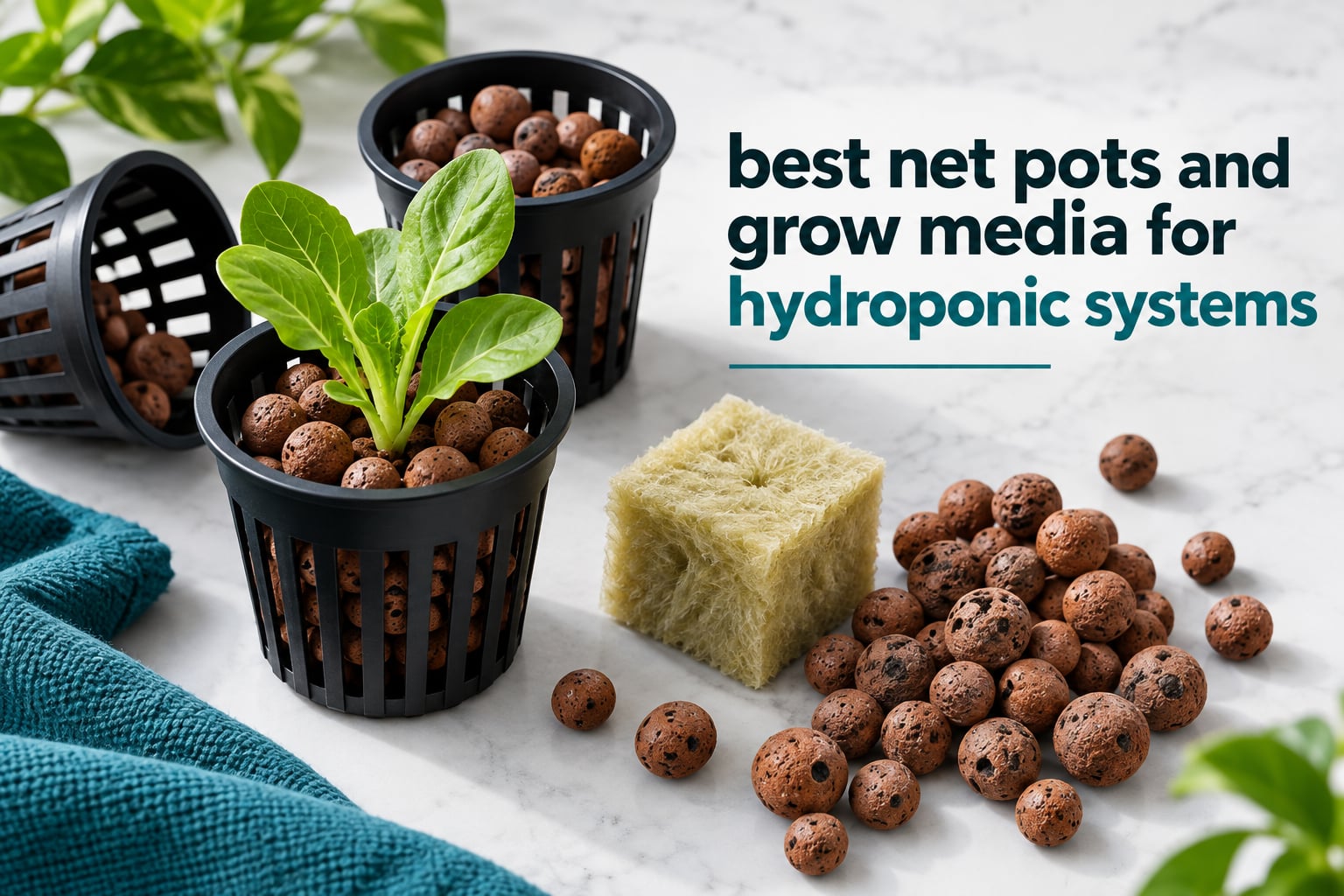 best net pots and grow media for hydroponic systems