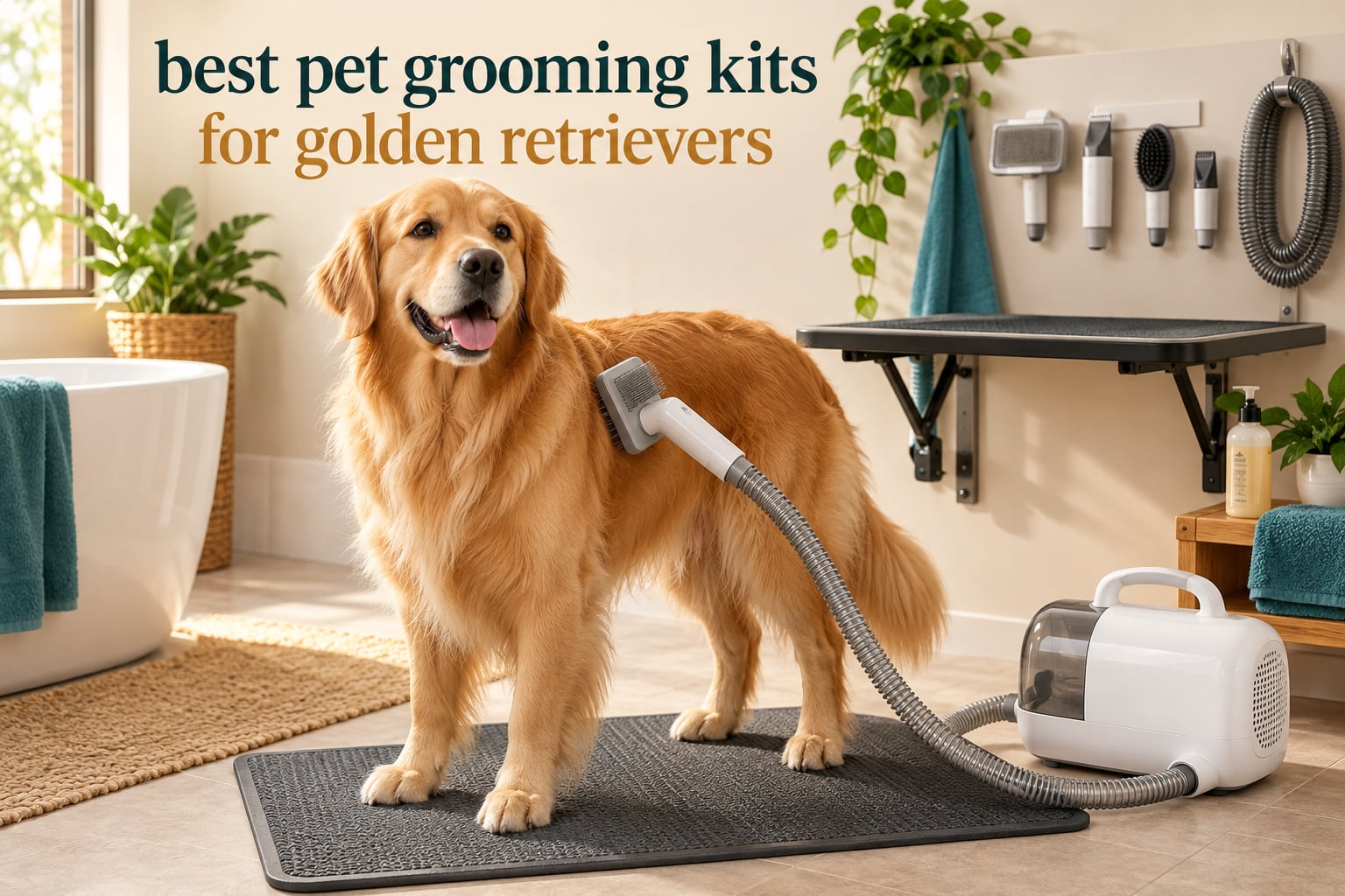 best pet grooming kits for golden retrievers