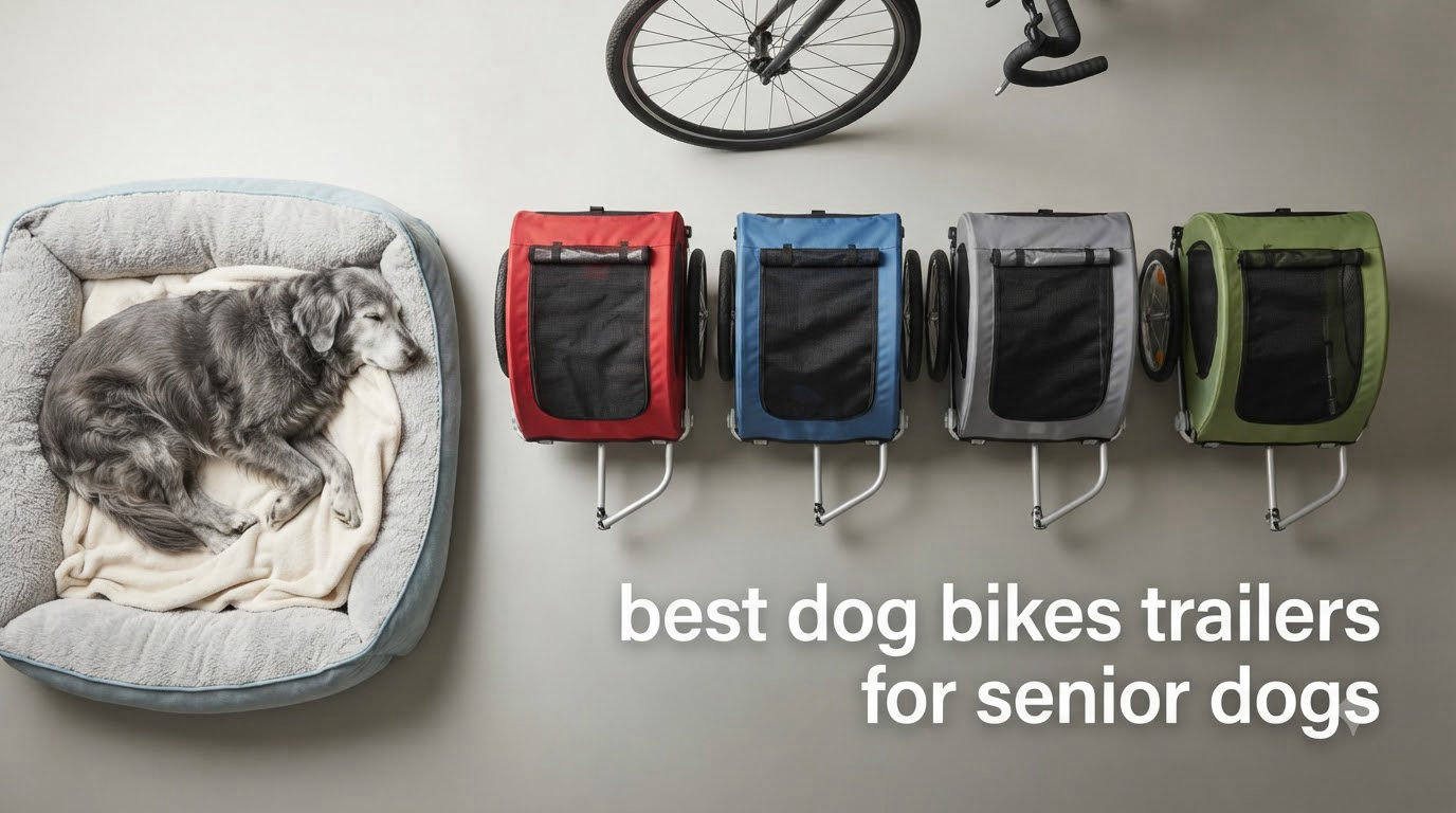 best dog bikes trailers for senior dogs